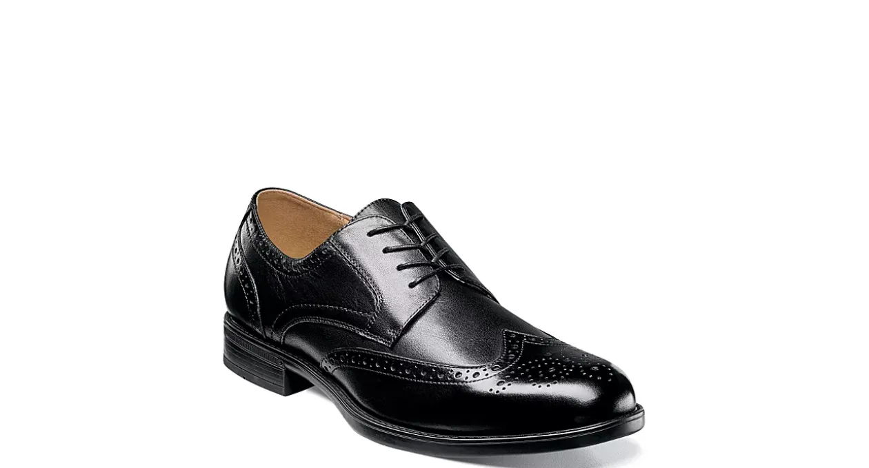 FLORSHEIM MENS MIDTOWN WINGTIP OXFORD* Oxfords|Wing Tip