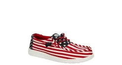 HEYDUDE MENS WALLY AMERICANA SLIP ON SNEAKER* Canvas Shoes|Slip On Shoes