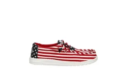 HEYDUDE MENS WALLY AMERICANA SLIP ON SNEAKER* Canvas Shoes|Slip On Shoes