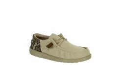 HEYDUDE MENS WALLY MOSSY OAK SLIP ON SNEAKER* Canvas Shoes|Slip On Shoes