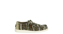 HEYDUDE MENS WALLY MOSSY OAK SLIP ON SNEAKER* Canvas Shoes|Slip On Shoes