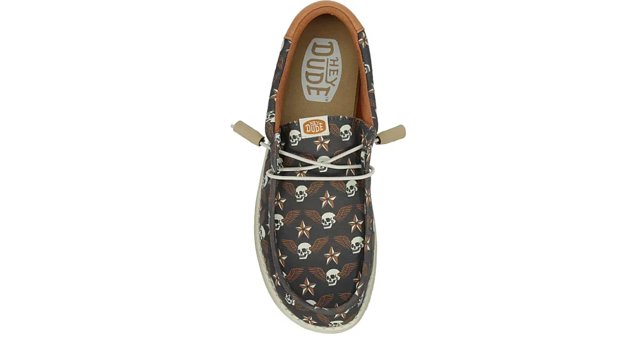 HEYDUDE MENS WALLY SLIP ON SKEAKER* Canvas Shoes|Slip On Shoes
