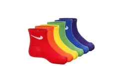 NIKE UNISEX 12-24 MONTH QUARTER SOCKS 6 PAIRS* Ankle Socks