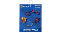 CROCS UNISEX BARCELONA FC 5 PCK JIBBITZ* Crocs Jibbitz