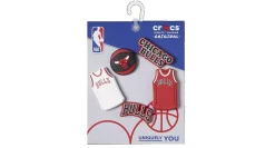 CROCS UNISEX CHICAGO BULLS 5 PACK JIBBITZ* Crocs Jibbitz
