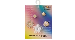 CROCS UNISEX ELEVATED FLOWER GEM 5 PACK JIBBITZ* Crocs Jibbitz