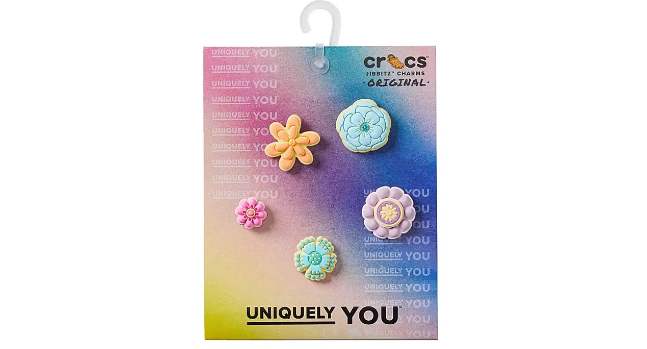 CROCS UNISEX FRESH AS A DAISY 5 PACK JIBBITZ* Crocs Jibbitz