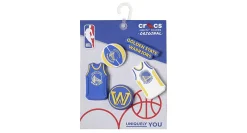 CROCS UNISEX GOLDEN STATE WARRIORS 5 PACK JIBBITZ* Crocs Jibbitz