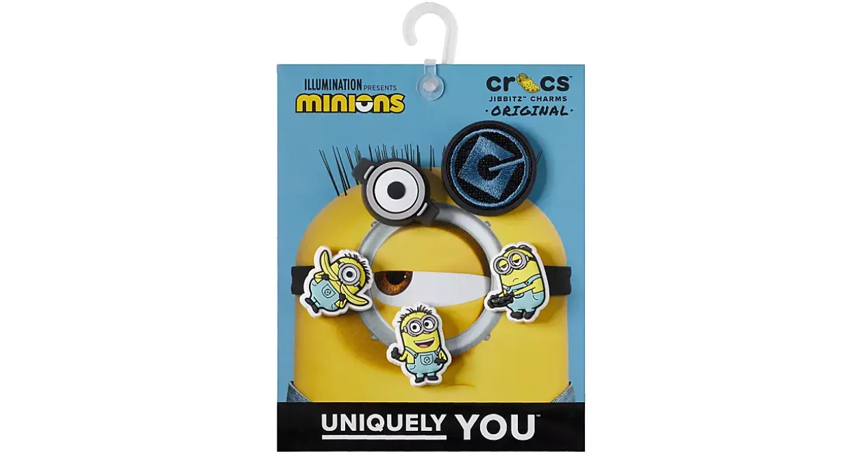 CROCS UNISEX MINIONS 5 PACK JIBBITZ* Crocs Jibbitz