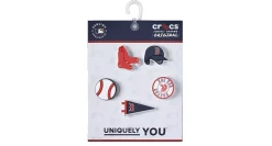 CROCS UNISEX MLB BOSTON RED SOX 5 PACK JIBBITZ* Crocs Jibbitz