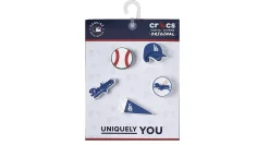 CROCS UNISEX MLB LA DODGERS 5 PACK JIBBITZ* Crocs Jibbitz