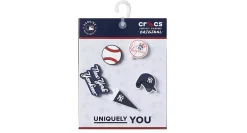 CROCS UNISEX MLB NEW YORK YANKEES 5 PACK JIBBITZ* Crocs Jibbitz