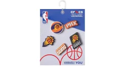 CROCS UNISEX NBA PHOENIX SUNS 5 PACK JIBBITZ* Crocs Jibbitz