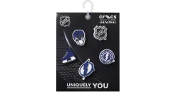 CROCS UNISEX NHL TAMPA BAY LIGHTNING 5 PACK JIBBITZ* Crocs Jibbitz