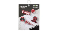 CROCS UNISEX OHIO STATE UNIVERSITY 5 PACK JIBBITZ* Crocs Jibbitz
