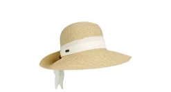 SUN N SAND UNISEX PAPERBRAID HAT WITH CHIFFON SCARF* Hats & Beanies