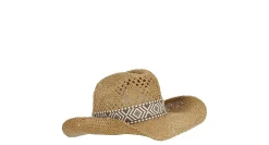 SUN N SAND UNISEX PAPERSTRAW WESTERN HAT WITH 3.5 INCH BRIM* Hats & Beanies