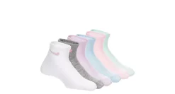 NIKE UNISEX QUARTER SOCKS 6 PAIRS* Ankle Socks