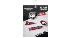 CROCS UNISEX UNIVERSITY OF GEORGIA 5 PACK JIBBITZ* Crocs Jibbitz