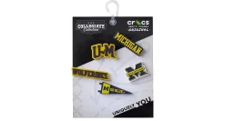 CROCS UNISEX UNIVERSITY OF MICHIGAN 5 PACK JIBBITZ* Crocs Jibbitz