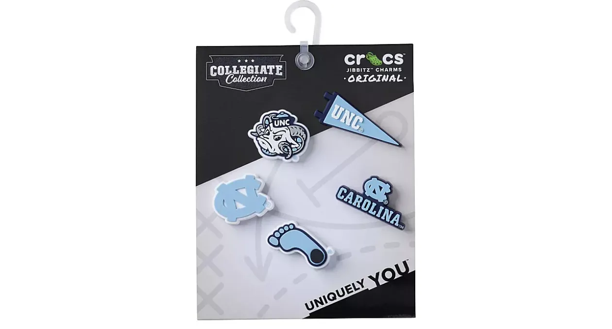 CROCS UNISEX UNIVERSITY OF NORTH CAROLINA 5 PACK JIBBITZ* Crocs Jibbitz