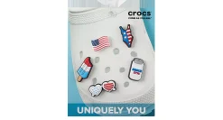 CROCS UNISEX USA 5 PACK JIBBITZ* Crocs Jibbitz