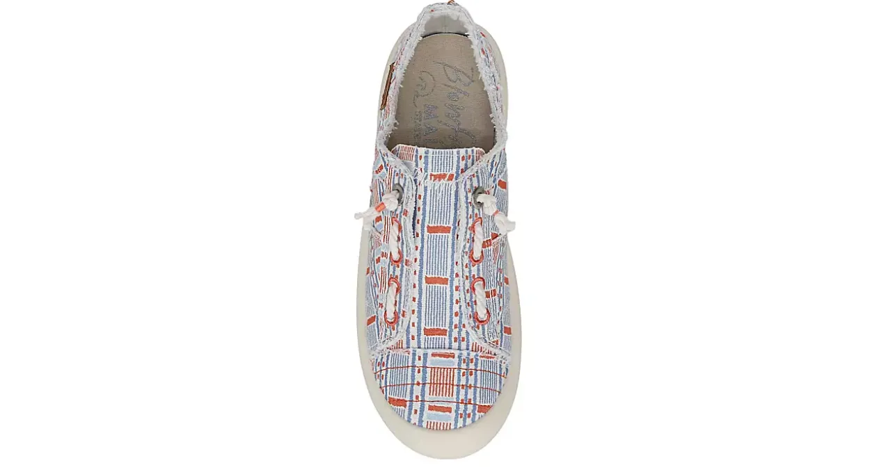 BLOWFISH MALIBU WOMENS BEACHSIDE AMERICANA STRIPE CANVAS SLIP ON SNEAKER*Women Slip On Shoes