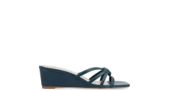 JOURNEE COLLECTION WOMENS BLAYKE WEDGE SLIP ON SANDAL*Women Dress Sandals|Dress Sandals
