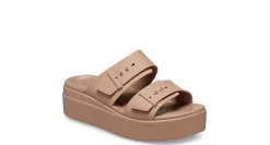 CROCS WOMENS BROOKLYN BUCKLE LOW WEDGE SANDAL*Women Platform Sandals