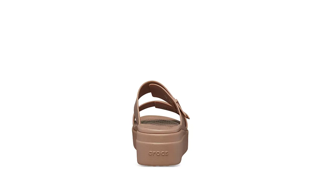 CROCS WOMENS BROOKLYN BUCKLE LOW WEDGE SANDAL*Women Platform Sandals