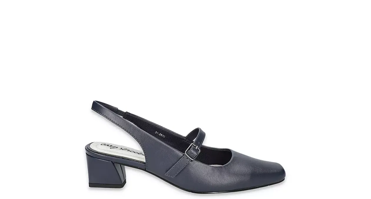 EASY STREET WOMENS CAMEO SLINGBACK PUMP*Women Comfort|Block Heels