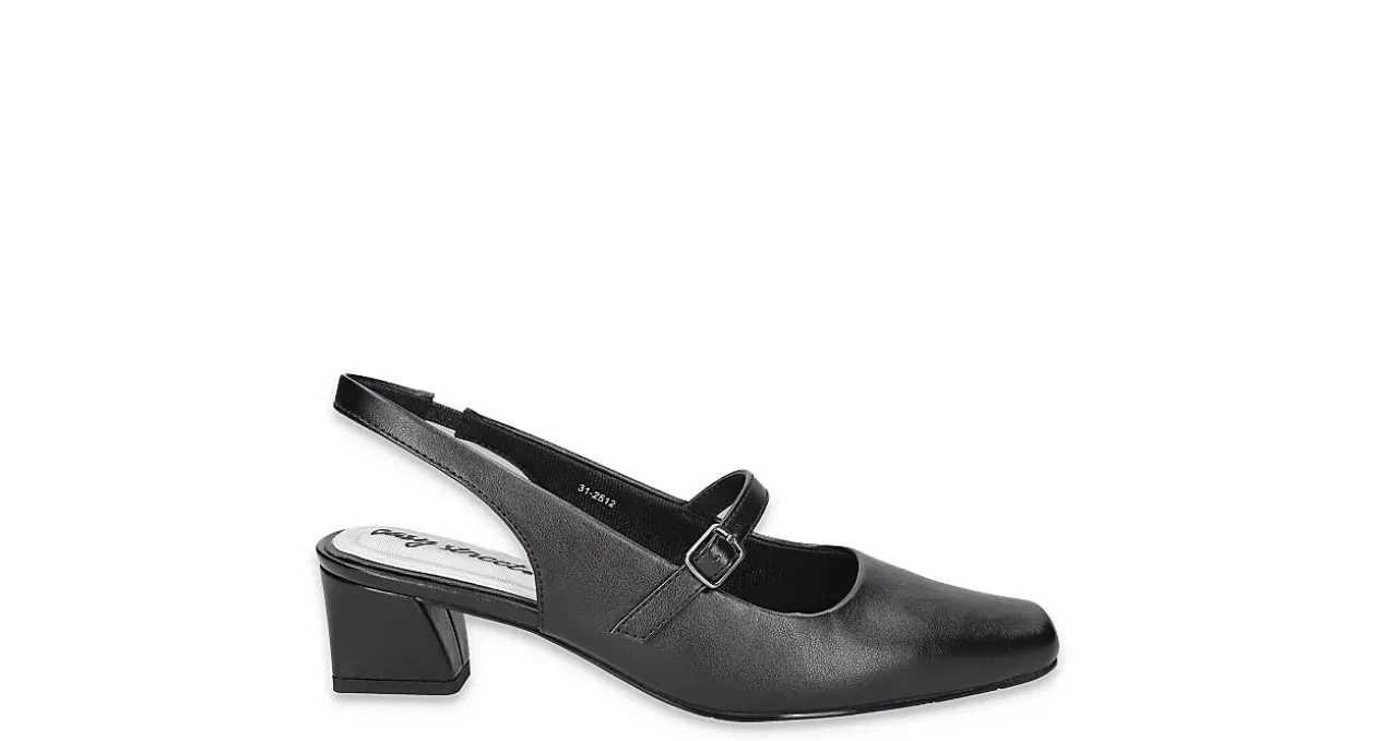 EASY STREET WOMENS CAMEO SLINGBACK PUMP*Women Comfort|Block Heels