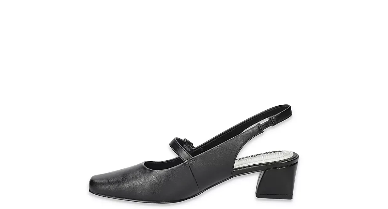 EASY STREET WOMENS CAMEO SLINGBACK PUMP*Women Comfort|Block Heels