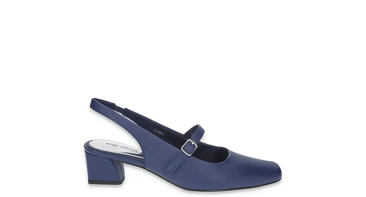EASY STREET WOMENS CAMEO SLINGBACK PUMP*Women Comfort|Block Heels