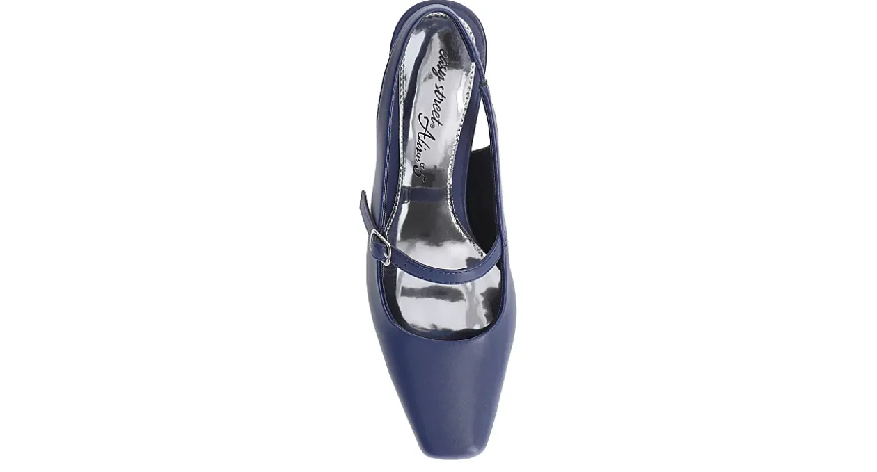 EASY STREET WOMENS CAMEO SLINGBACK PUMP*Women Comfort|Block Heels