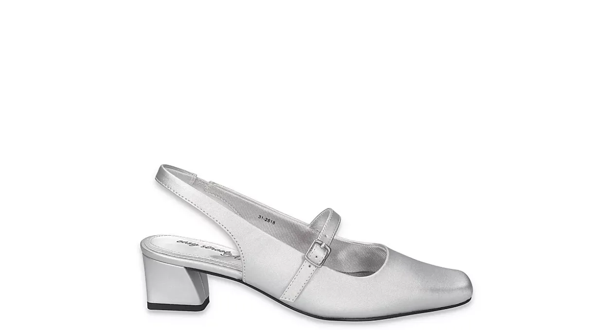 EASY STREET WOMENS CAMEO SLINGBACK PUMP*Women Comfort|Block Heels