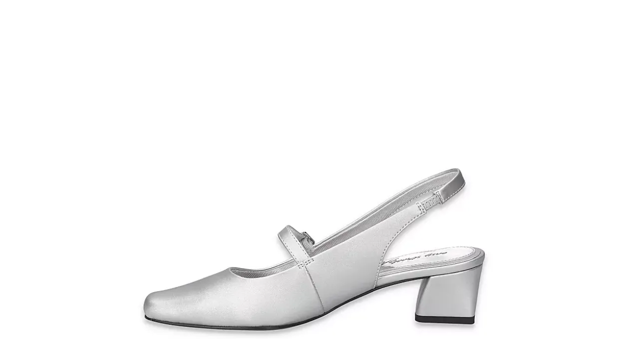 EASY STREET WOMENS CAMEO SLINGBACK PUMP*Women Comfort|Block Heels