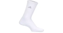 ADIDAS WOMENS CUSHIONED 3 STRIPE CREW SOCKS 3 PAIRS* Crew Socks