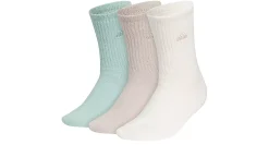 ADIDAS WOMENS CUSHIONED COMFORT CREW SOCKS 3 PAIRS* Crew Socks|Cozy Socks
