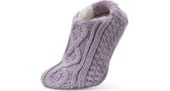 FIRESIDE WOMENS DIAMOND CABLE SLIPPER 1 PAIR* Cozy Socks|Winter Accessories