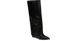 MADDEN GIRL WOMENS EVANDER FOLD OVER TALL DRESS BOOT*Women Dress Boots