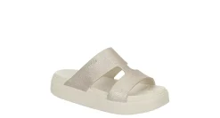 CROCS WOMENS GETAWAY GLITTER H-STRAP SLIDE*Women Platform Sandals