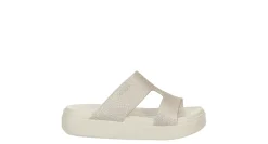 CROCS WOMENS GETAWAY GLITTER H-STRAP SLIDE*Women Platform Sandals