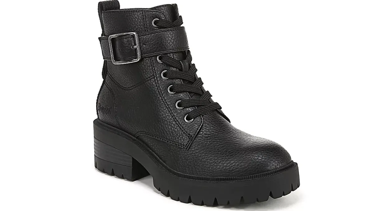 BLOWFISH MALIBU WOMENS JAGGER LACE UP BOOT*Women Combat & Rugged Boots|Bootie & Ankle Boots