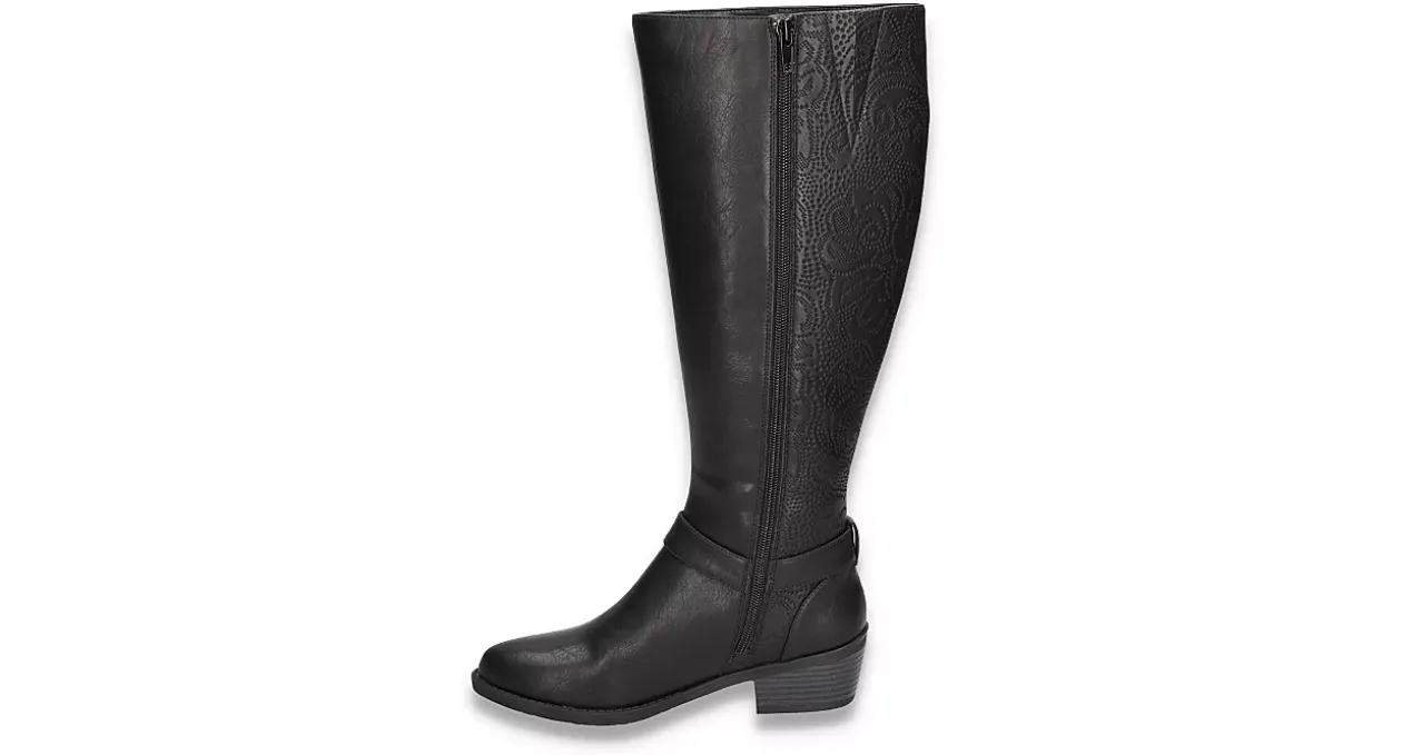 EASY STREET WOMENS LUELLA CASUAL TALL BOOT*Women Knee High Boots|Wide Calf