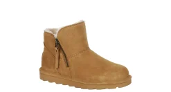BEARPAW WOMENS MAGNOLIA FUR ANKLE BOOT*Women Shearling & Lined Boots|Bootie & Ankle Boots