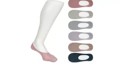 SOF SOLE WOMENS MEDIUM TEXTURE LINER SOCKS 6 PAIRS* Liner Socks