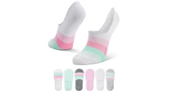 SOF SOLE WOMENS MESH BLOCKED LINER SOCKS 5 PAIRS* Liner Socks