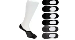 LADEDA WOMENS MESH SUPER NO SHOW SOCKS 6 PAIRS* Liner Socks