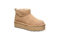 BEARPAW WOMENS RETRO SHORTY SOLID WATER RESISTANT FUR BOOT*Women Campus Comfort|Shearling & Lined Boots